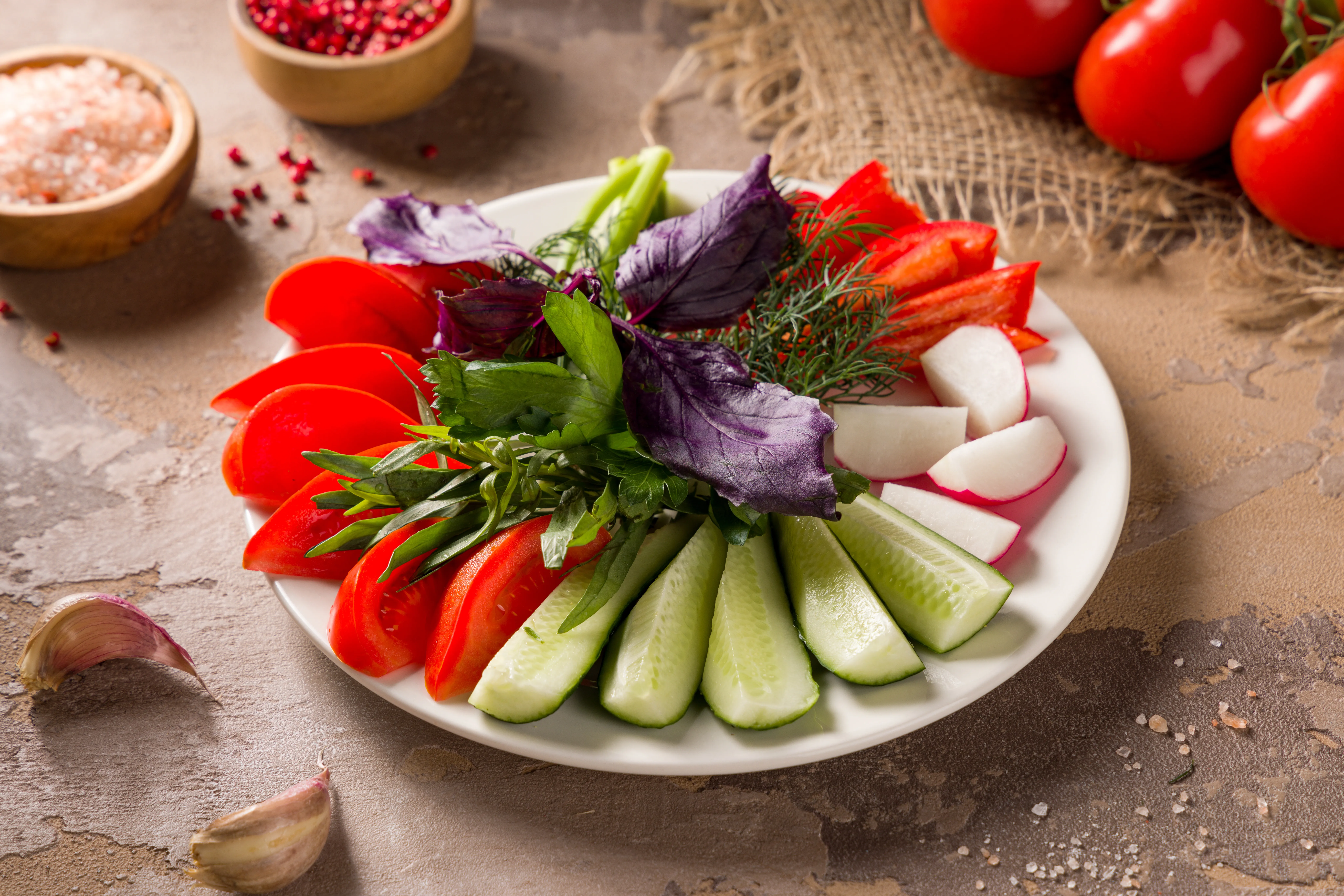 Букет из свежих овощей 2